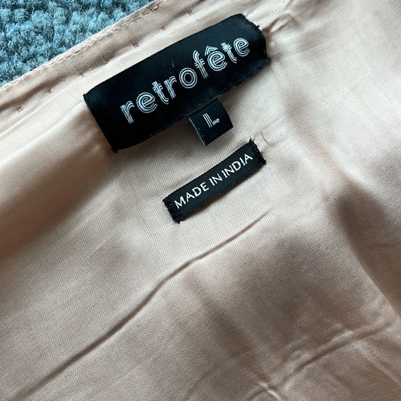 Retrofete Sequined Mini Wrap Dress - Picture 3 of 6